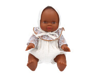 Mueco Gordis Alan con Conjunto Cutie Blanco